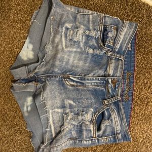 Denim shorts, size 7